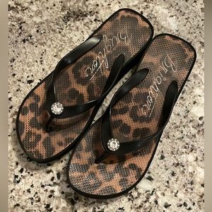 Brighton Platform Flip Flops